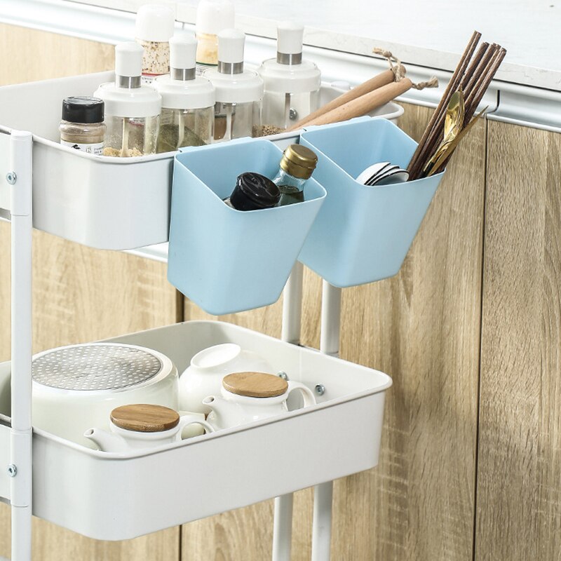 Keranjang Penyimpanan Sikat Gigi Mini Model Gantung Bahan Plastik Untuk Kamar Mandi