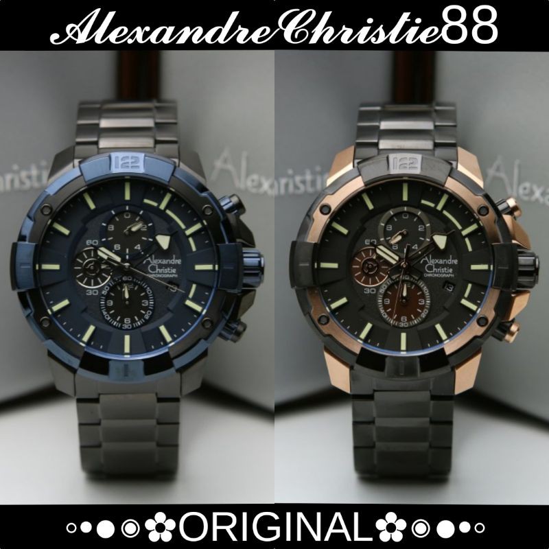 Jam Tangan Pria Alexandre Christie 6551 AC6551 AC 6551 MC | Original
