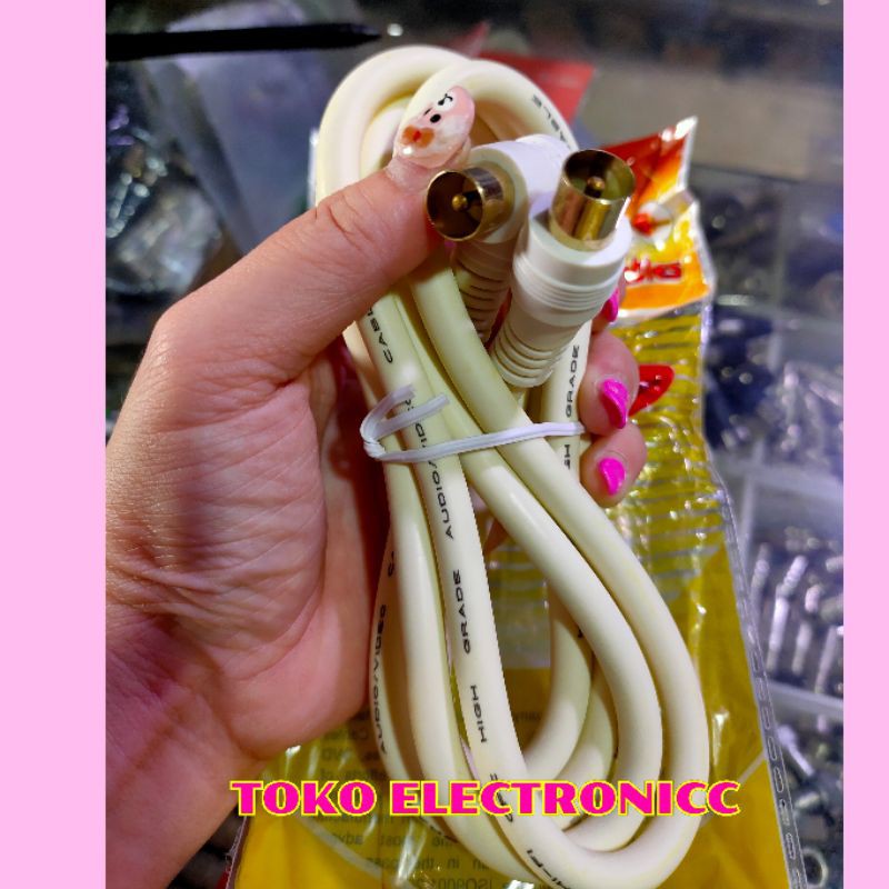 Kabel Jack TV Male to Jack TV Male 1,5m