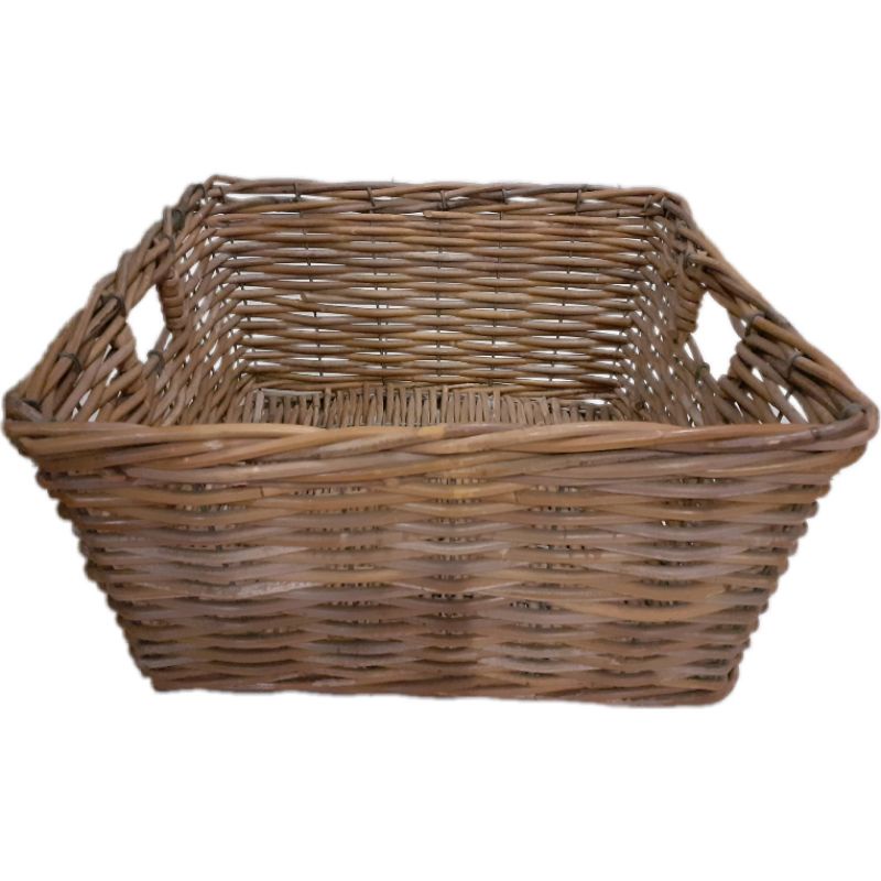 KERANJANG ROTAN RATTAN BASKET P22 x L42 x T22 CM HANDMADE