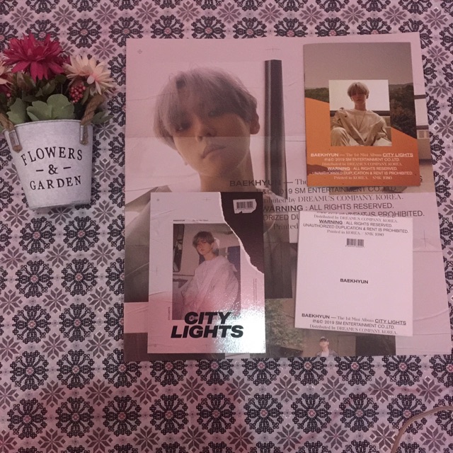 ALBUM BAEKHYUN CITY LIGHTS DAY VERSI With PC