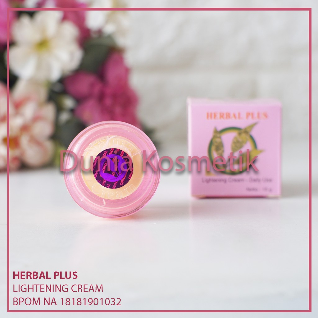 Cream Herbal Plus Original Day Night Bpom Shopee Indonesia