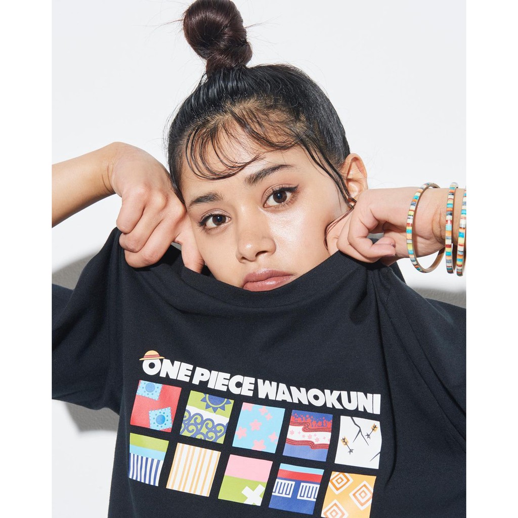 Jual T Shirt Kaos One Piece X Uniqlo 21 Wanokuni Anime Kartun Jepang Indonesia Shopee Indonesia