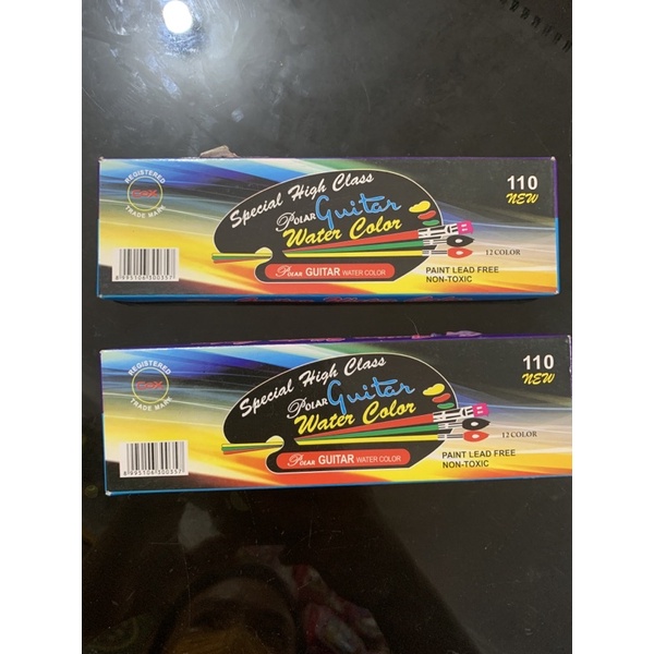 

cat air guitar 110 dan 120 1set isi 12 warna