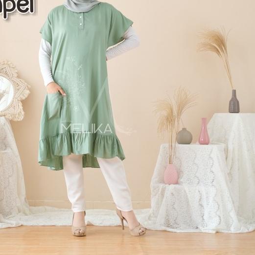 ✱ DASTER POLOS VIRAL RAMPEL HIJA GROSIR DASTER ARAB RENDA Rayon Batik Pekalongan Ibu Wanita Bus V0Y7