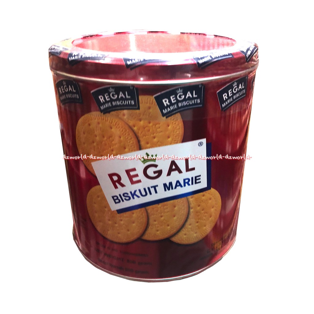 Regal Marie Biscuits Biskuit Regal Kaleng 550gr Regal Marie Biscuits Biskuit Mari Regal Biscuit Bulat Marie Reggal Susu dan Mentega Biskuit Penganjal Lapar