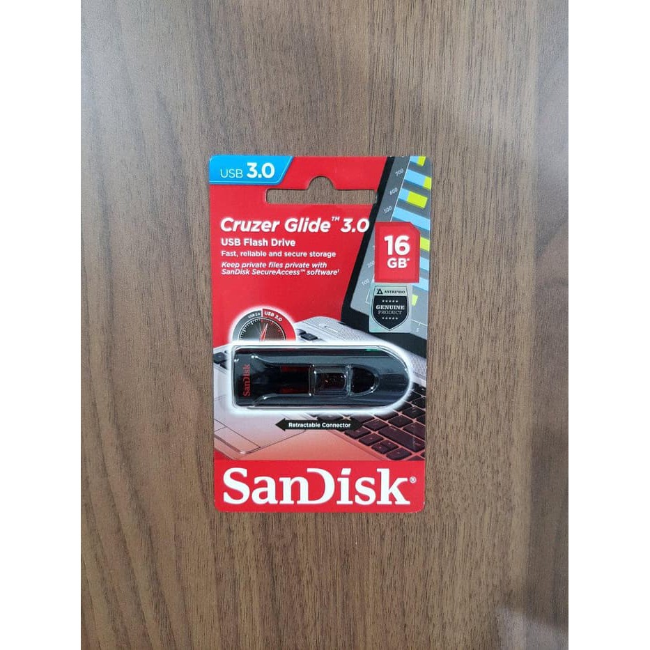 SANDISK CRUZER GLIDE CZ600 USB FLASHDISK / FLASH DISK 16GB USB 3.0