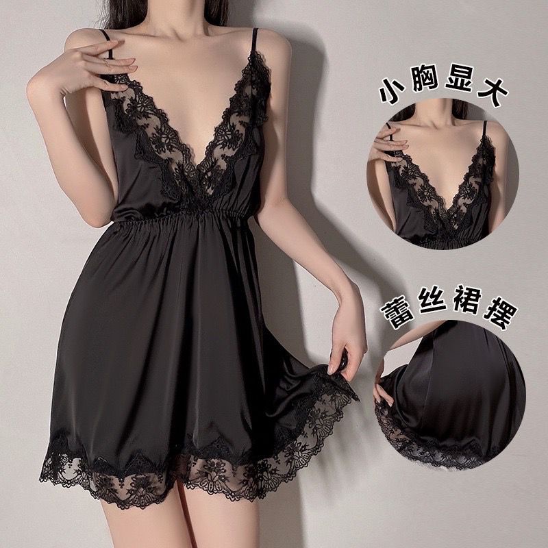 [ LINGERIE MASTER ] - (L-5) Sexy Lingerie Dress Baju Tidur Sexy Lingerie Wanita / Lingerie Sexy Baju Sexy Wanita / Seserahan-L-5 Black