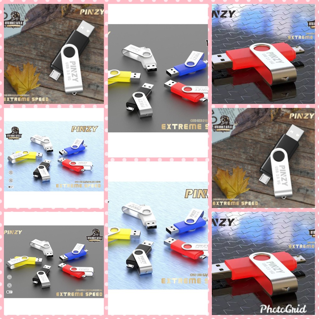 FLASHDISK OTG 16GB PINZY ORIGINAL BERGARANSI LIFE TIME