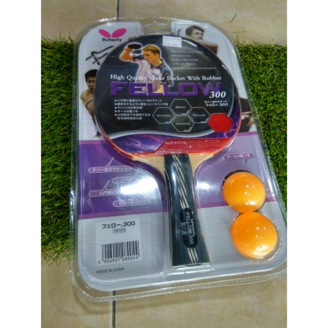 Bad/bat pingpong tenis meja butterfly fellow 300