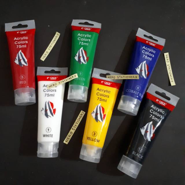 Cat acrylic akrilik titi tube 75 ml Shopee Indonesia Cat acrylic akrilik titi tube 75 ml Shopee Indonesia