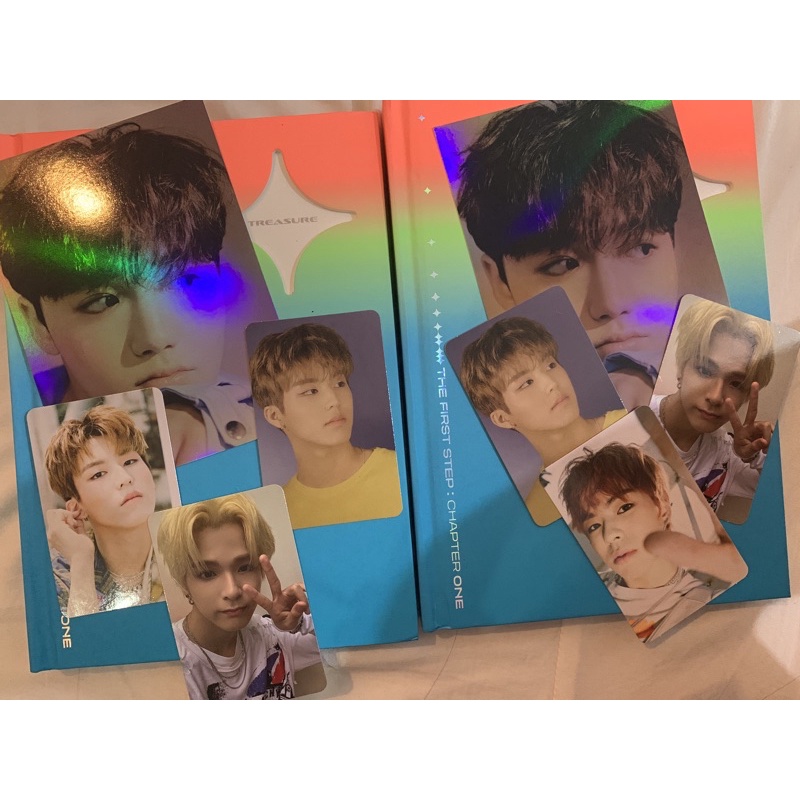 album only unsealed Treasure chapter 1 + poster versi White jeongwoo kuping asahi Jaehyuk d oyoung b