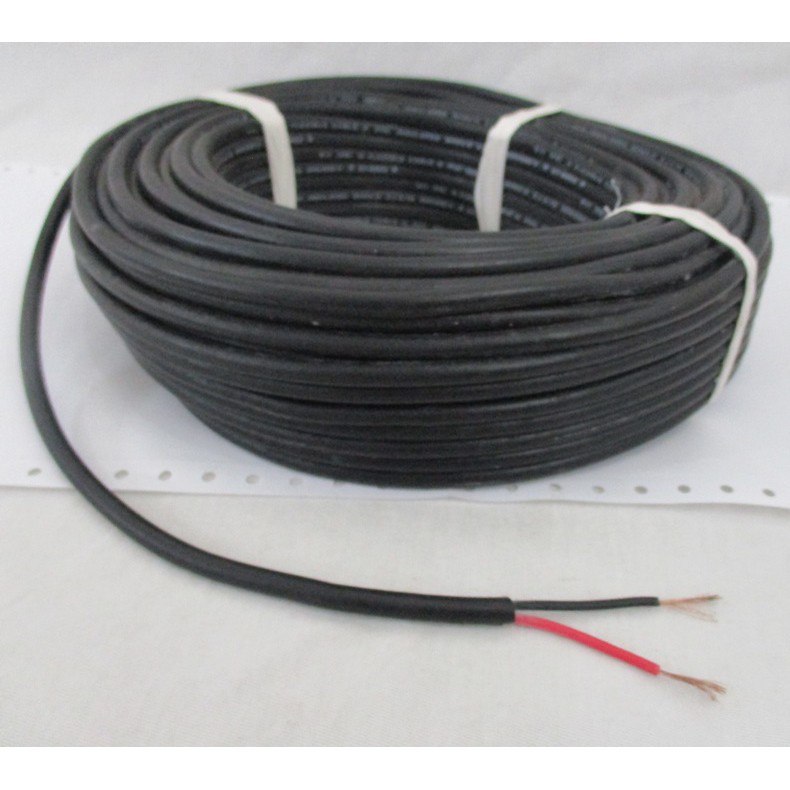 Kabel CARGO Serabut Hitam NYYHYO 2x0,75mm2 KawatTembaga Harga Per METER/Kabel Outdoor Indoor