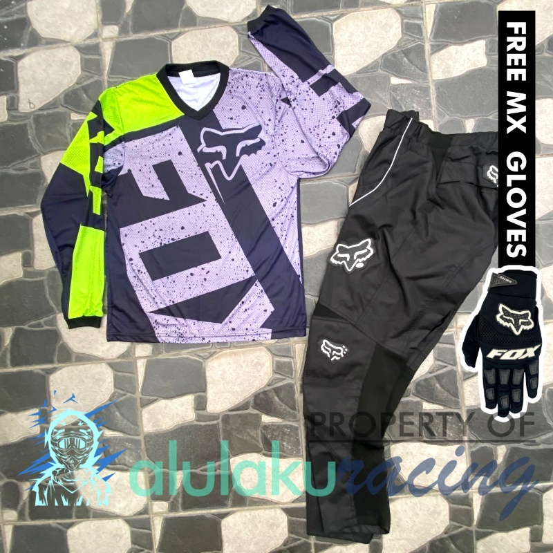 Jersey &amp; Celana MX Trail Motocross - Paket Bundling FOCT0301-F41