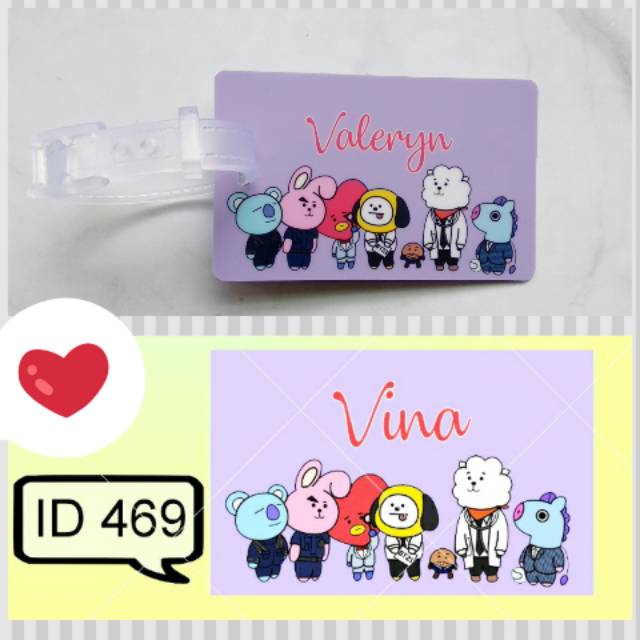 

Bag tag /id card /name tag /luggage tag