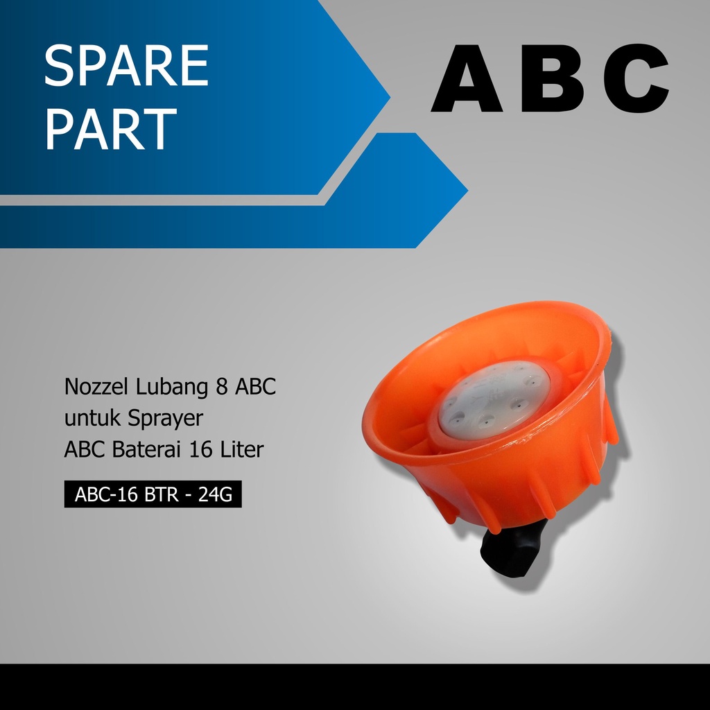 Jual Nozzle Lubang 8 (ABC-16BTR-24G) - Sparepart Alat Semprot Elektrik ...