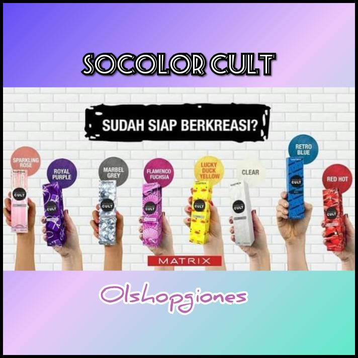 Matrix Socolor Cult Royal Purple Cat Rambut Ungu + Oxydant 135Ml