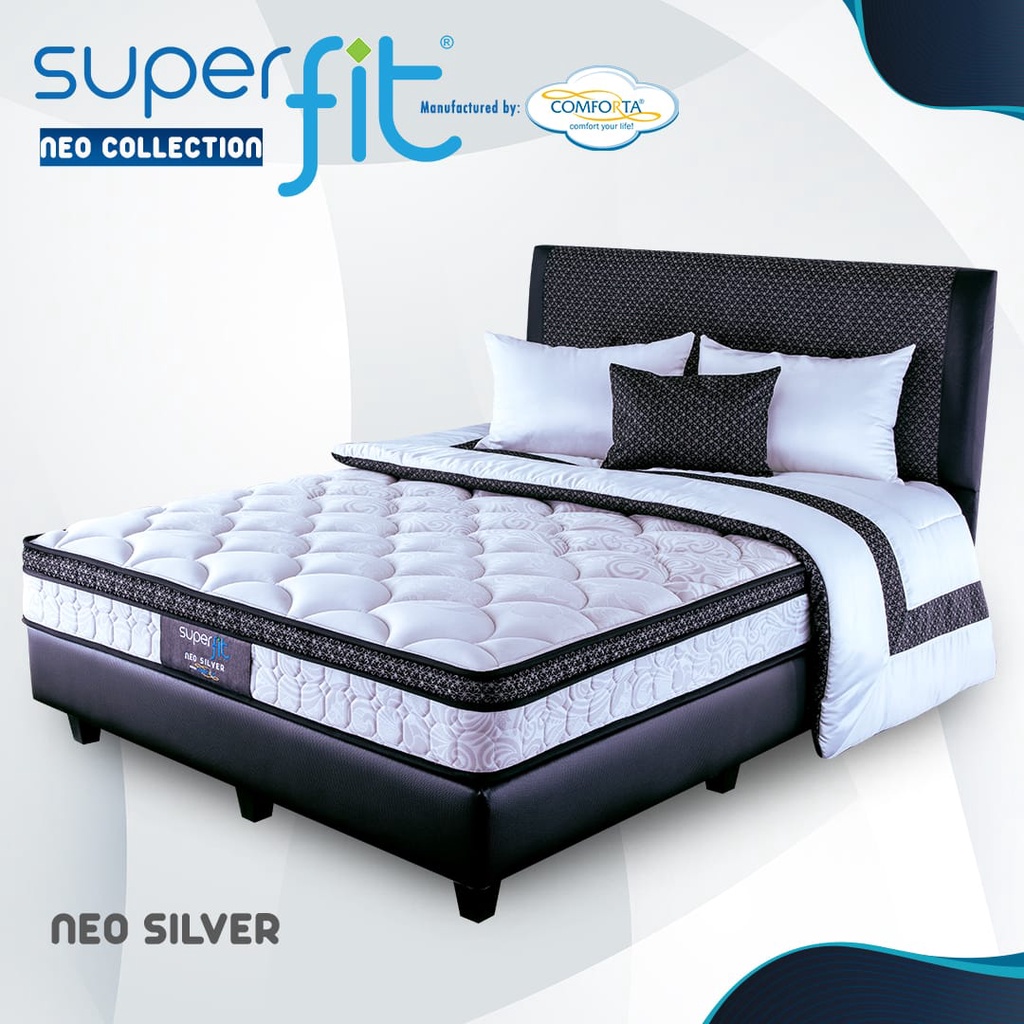 Springbed Superfit Neo Silver | Kasur Superfit