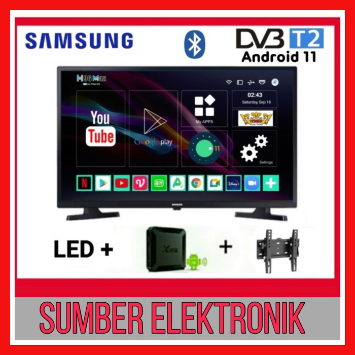 SAMSUNG 43 INCH ANDROID 11 DIGITAL TV DVBT2 N5001/N5003