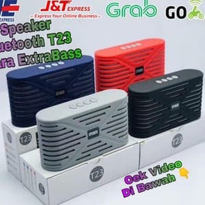 Speaker Bluetooth Super Bass T23 acc