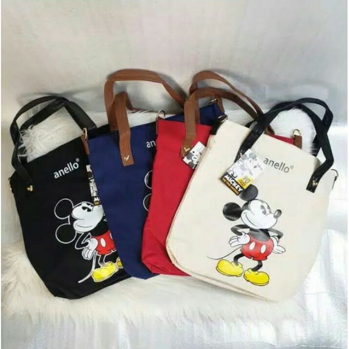 Tote Bag Mickey / Tas Bahu Wanita / Tas Selempang Terbaru