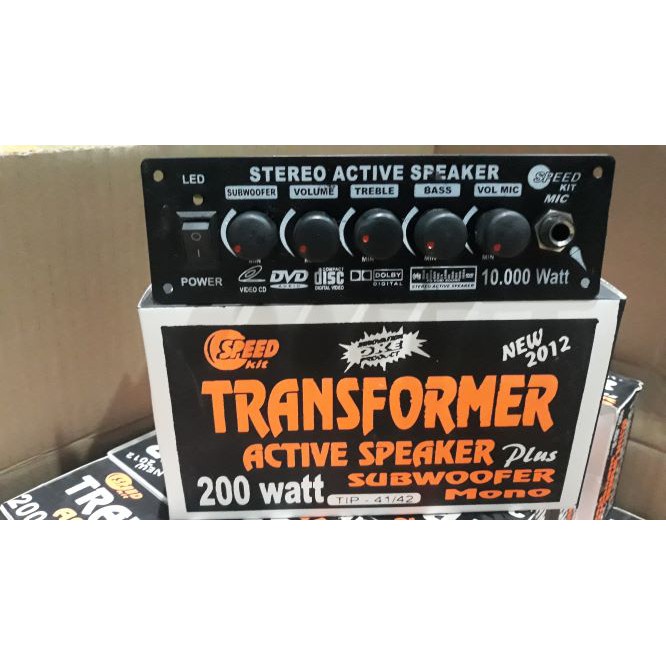 TRANSFORMER kit modul speaker aktif tip41 42