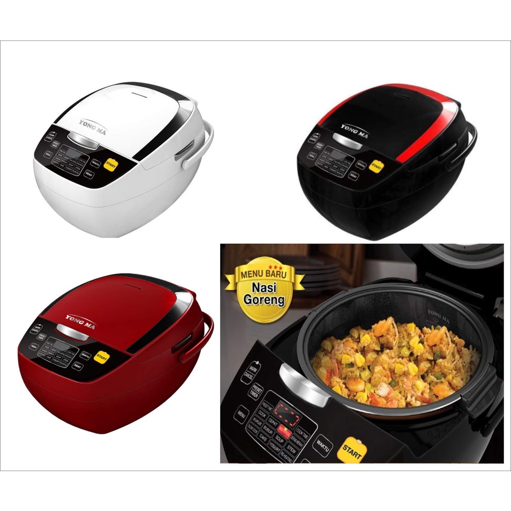 Yong Ma Magic Com Digital Rice Cooker 2 Liter 3 in 1 SMC-8017 Penanak Nasi Yongma SMC 8017 YMC-801