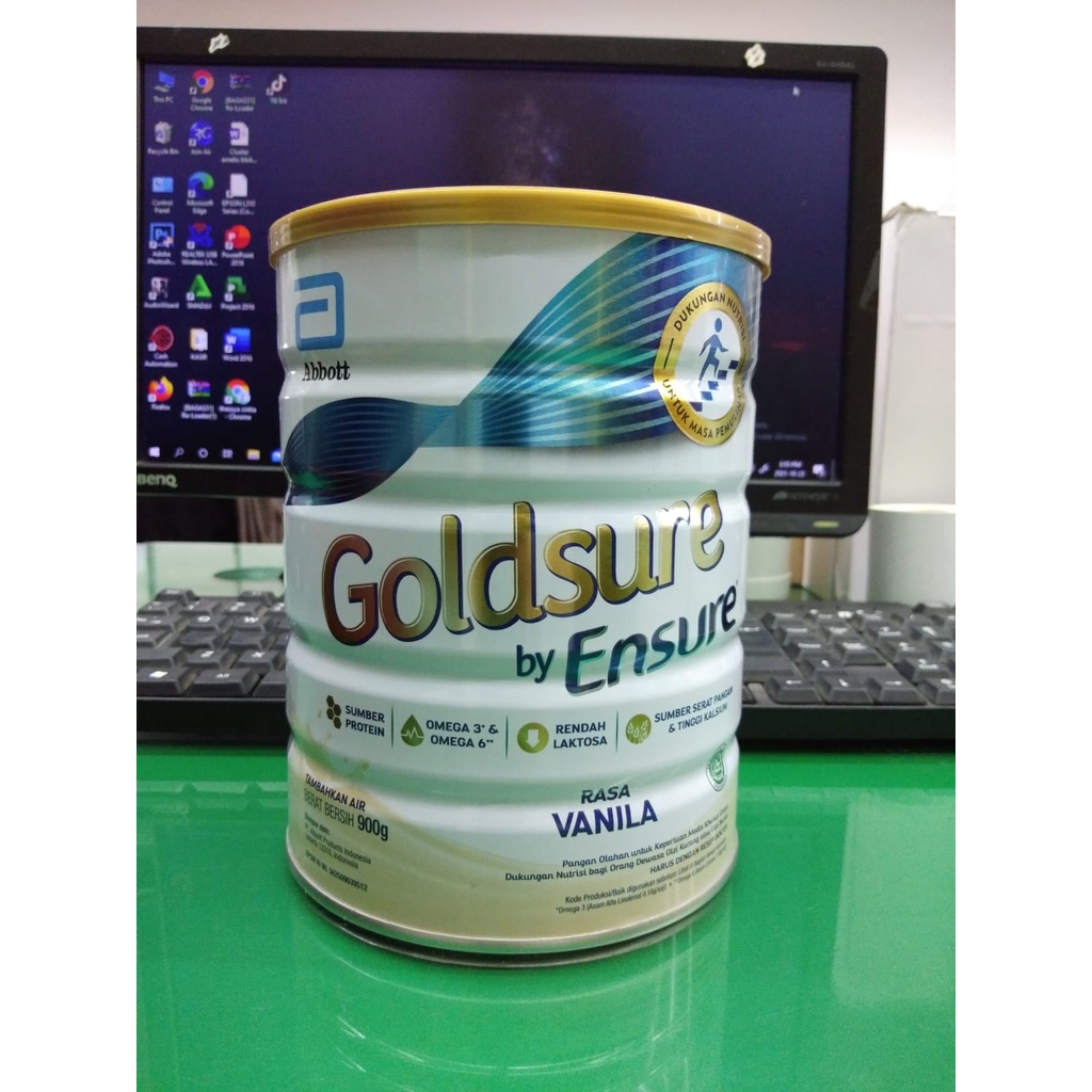 

GOLDSURE BY ENSURE RASA VANILA ISI 900g