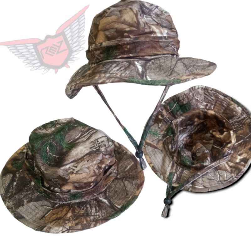 topi rimba Perbakin model terbaru bahan realtree xtra