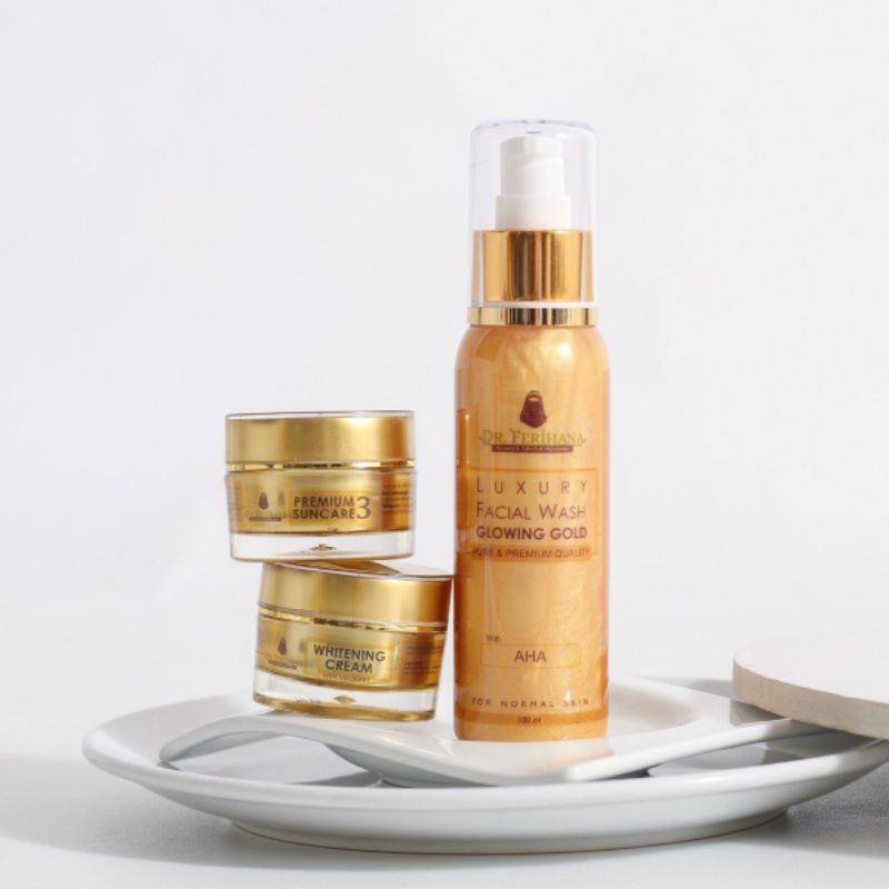 PAKET GLOWING GOLD DR. FERIHANA COSMETICS