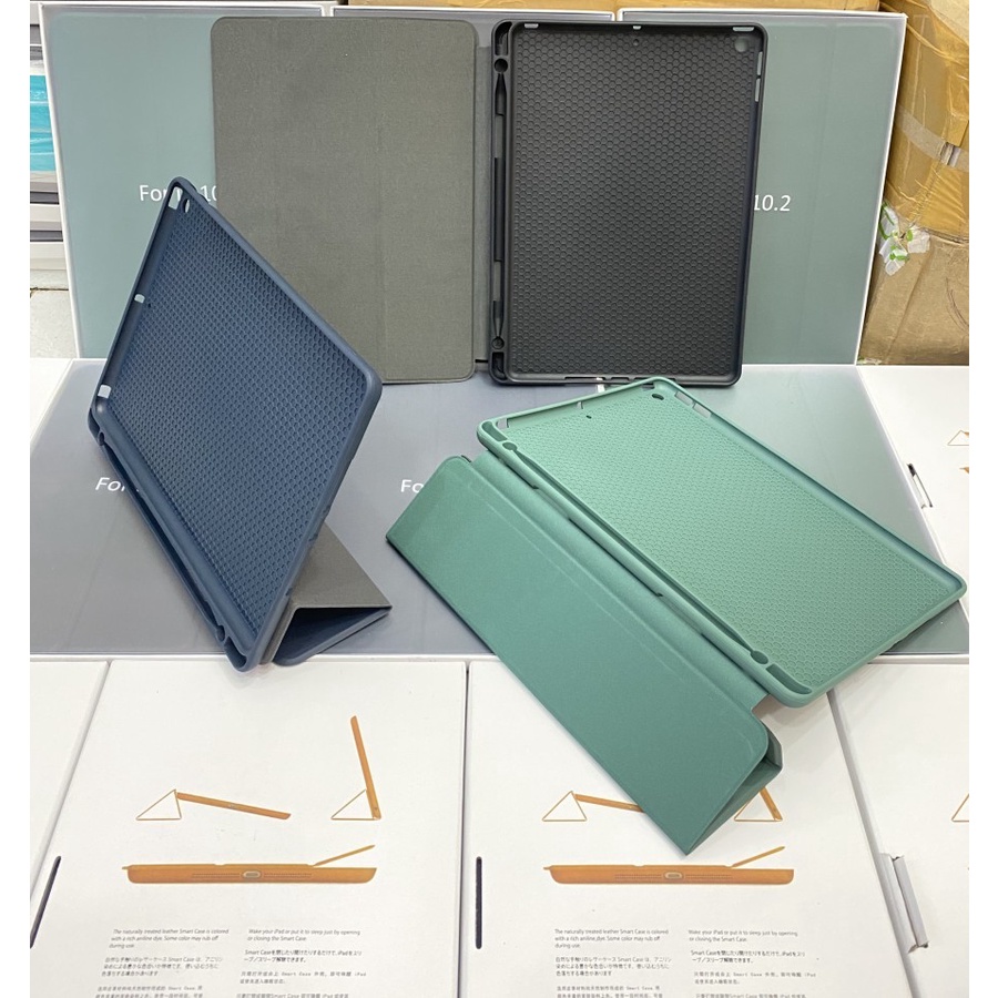 Smart Case Pen iPad 9 10.2 2021 Flip Cover Casing With Pencil Holder