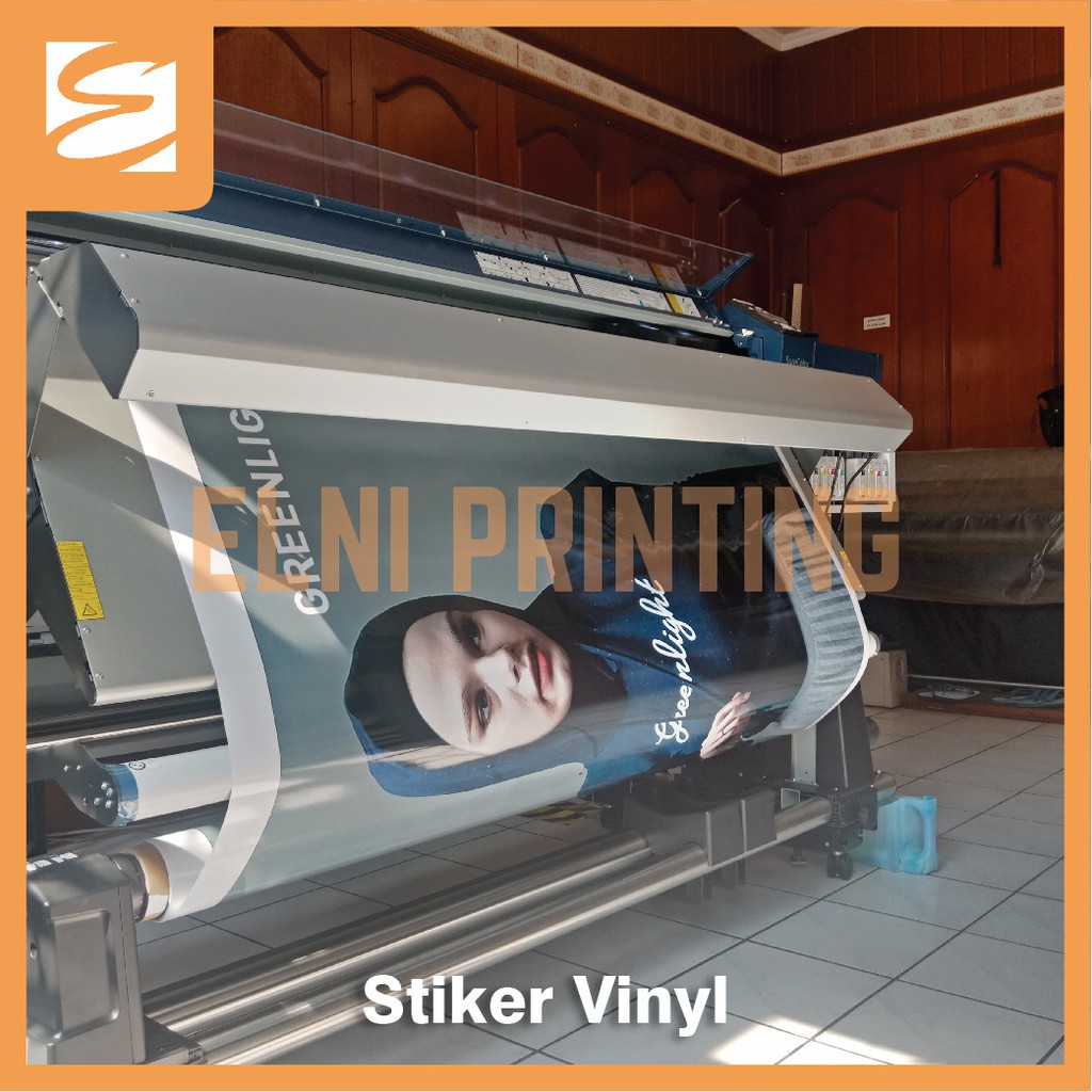  STIKER  VINYL  TANPA LAMINASI Cetak  Sticker Print Murah  