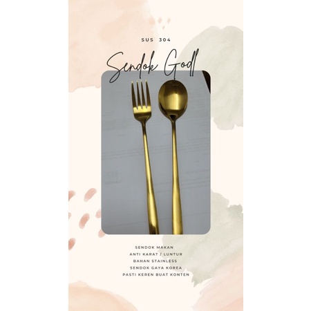 sendok emas /sendok korea