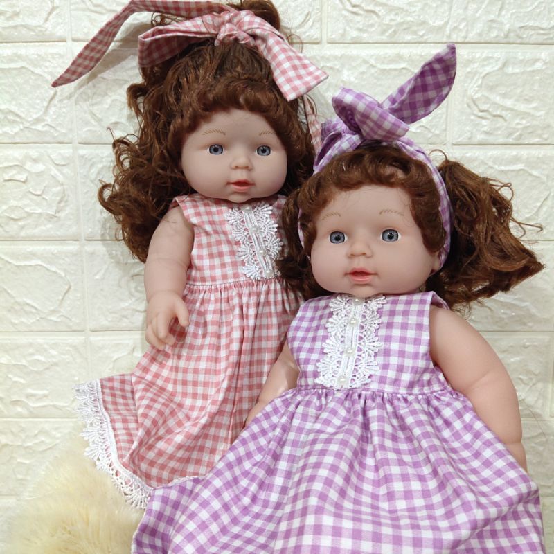 Pakaian Baju Boneka Vinil 30 cm Dress Princess Cantik