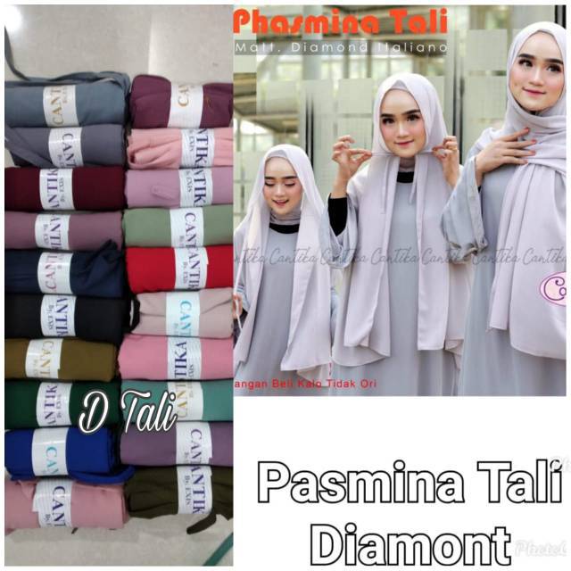 Pashmina Tali Diamond Original Cantika Hijab