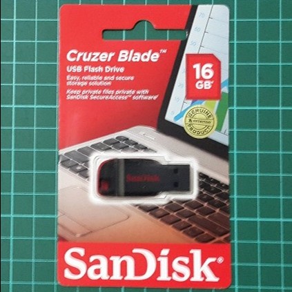 Flash Disk Sandisk CZ50 Cruzer Blade - 16GB ASLI ORIGINAL BERGARANSI RESMI