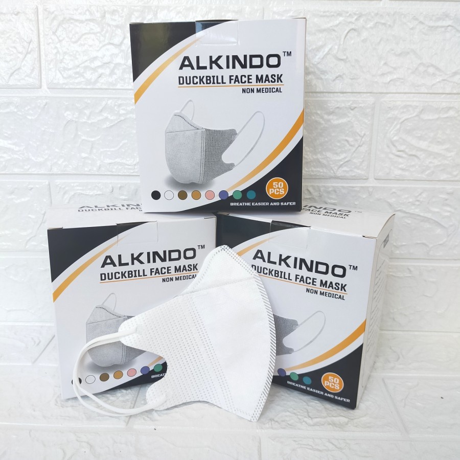 Masker Dukpil alkindo 4ply / masker antivirus alkindo 4ply waterproof isi 50pcs