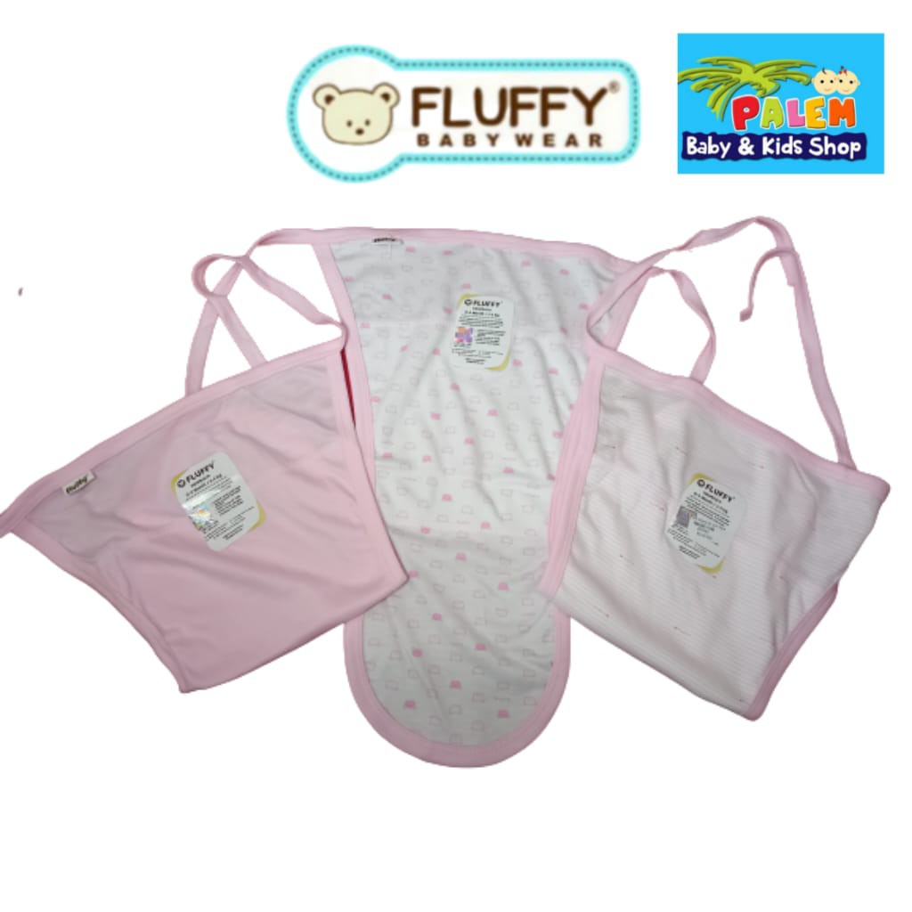 popok kain tali bayi fluffy lembut newborn (3 pc)