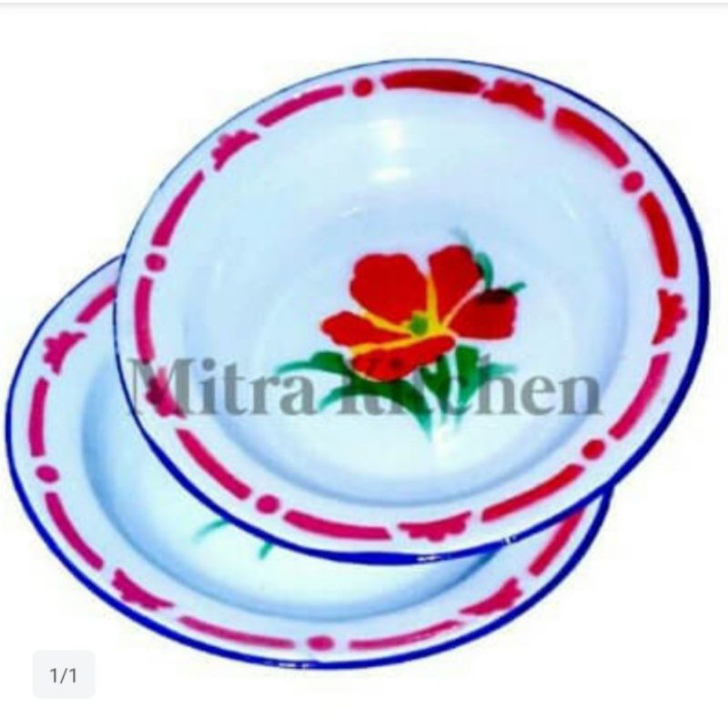 Piring Seng Piring Jadul Piring Antik Piring Vintage Piring Enamel