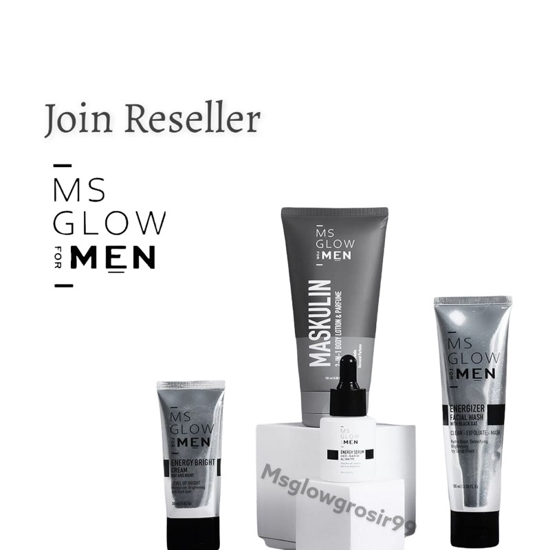 Join reseller Ms glow for men 10 paket basic