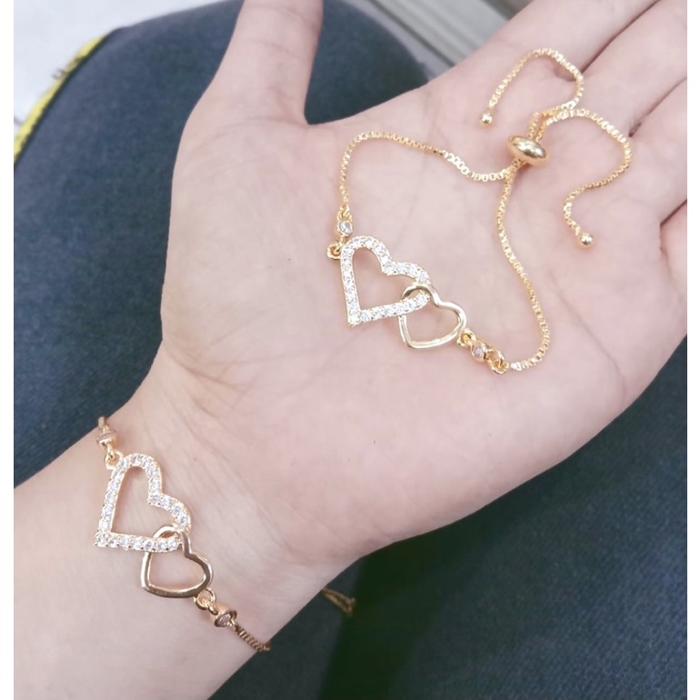 gelamg tangan wanita //gelang serut //gelang free size bisa di besar kecilkan //gelang permata