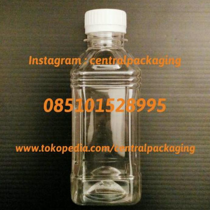 BOTOL PLASTIK 250ML (BOTOL JUS, MADU, TEH, SUSU, MINUMAN 250 ML)