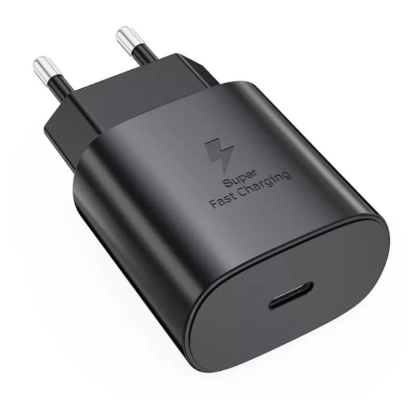 A_     Travel Adaptor Kepala Charger Samsung Galaxy A80 Z Fold 3 Z Flip 3 USB-C 25W EP-TA800