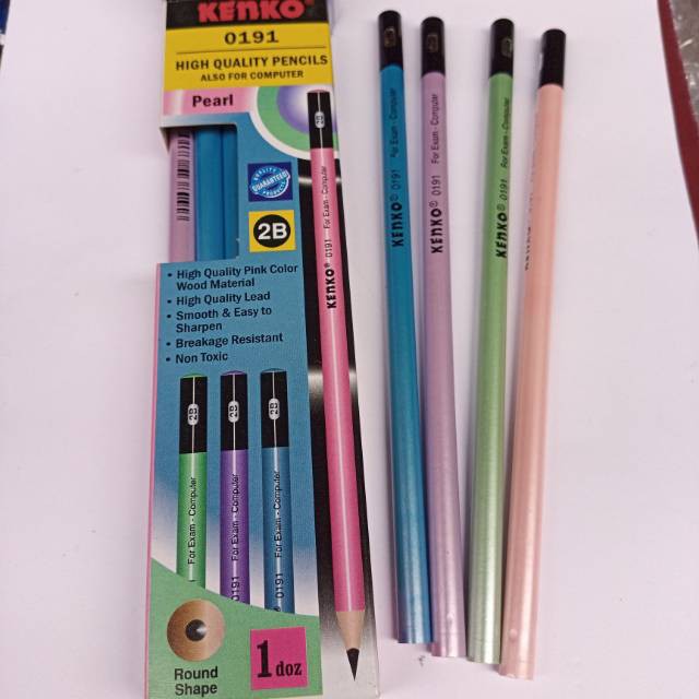 

KENKO PENSIL 2B - 0191 PEARL (PCL-021)