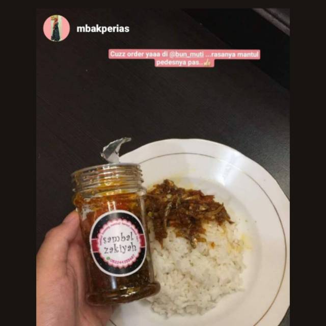 

Sambal Teri kualitas mantul
