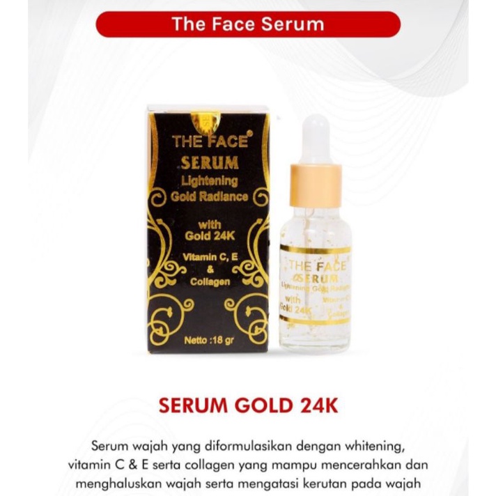 The Face Serum Lightening Gold Radiance 18 Gram