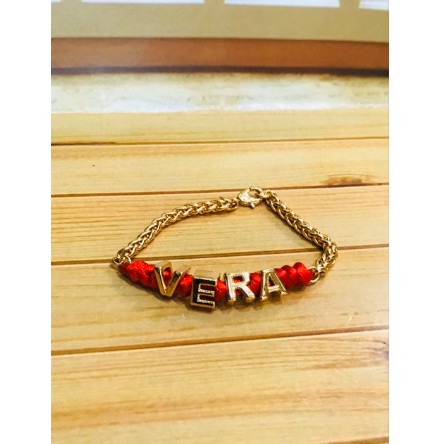 Gelang nama // gelang huruf // gelang inisial // gelang alphabet // gelang rajut tali