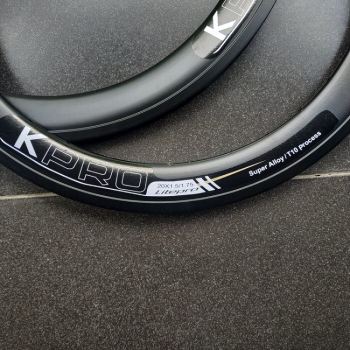 Velg rim sepeda lipat LITEPRO 20 inch lubang 32H