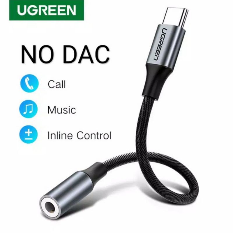 Ugreen Type C to Aux 3.5 mm - Ugreen Adapter Usb C to Audio Original