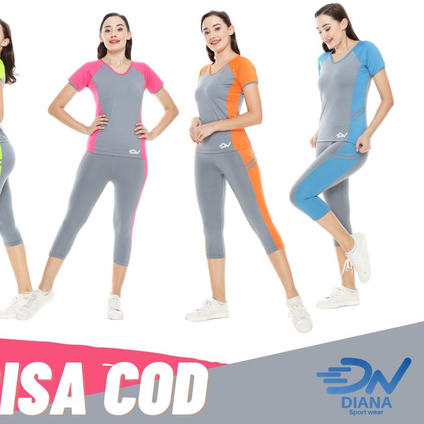 ● Setelan Baju senam jumbo wanita | pakaian baju senam aerobik olahraga wanita set ➽